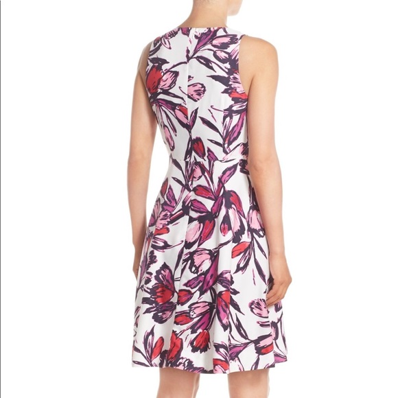 NWT Donna Morgan Floral Fit and Flare A-line Dress - Picture 8 of 14